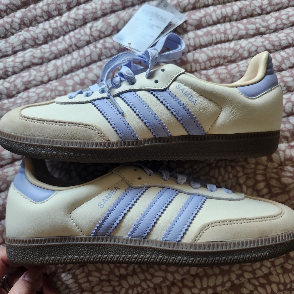 adidas Samba OG Cream White / Violet Tone / Sand Strata